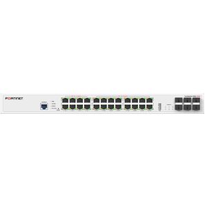 FortiSwitch 124G-FPOE Layer 2 FortiGate switch controller compatible PoE switch with 24x 2.5G/1G/100M RJ45 ports - 8x 802.