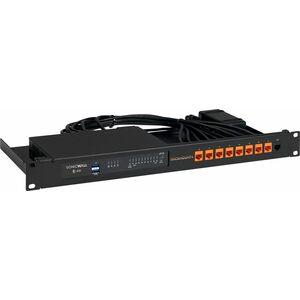 RACKMOUNT.IT Rack Shelf - For Firewall - 1U Rack Height - Rack-mountable - Jet Black