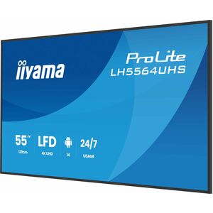 iiyama ProLite LH5564UHS-B1AG 1397 mm LCD Digital-Signage-Display - 24 Stunden/7 Tage Betrieb - Vertical-Alignment-Technol