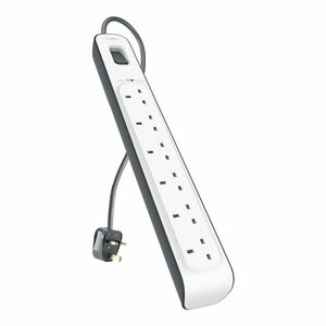 6-outlet Surge Protection Strip with 2M Power Cord