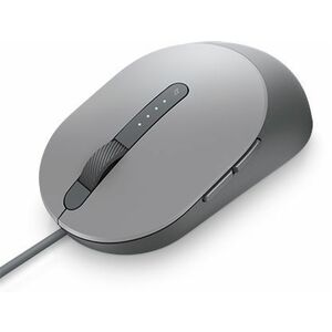 Dell Pro MS3220 Mouse - USB 2.0 - Laser - 5 Button(s) - 2 Programmable Button(s) - Titan Gray - 1 - Mac, PC - Cable - 3200