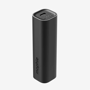 mophie POWER STATION Power Bank - Black - For iPad, iPhone - 1 x Type-C 20W - 5000 mAh - 20 W - USB Type-C Connector - 1 x