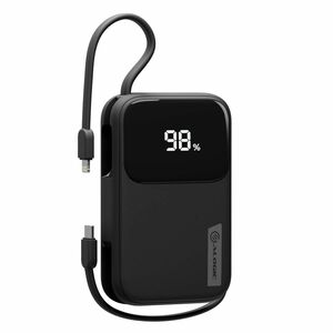 Alogic Tandem+ Power Bank - Black - For Smartphone, Tablet PC, Earbud, Smartwatch, USB Type C Device, USB Type A Device, L