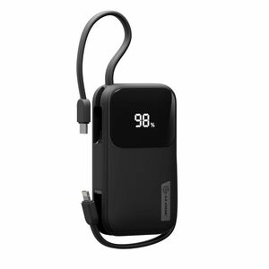 Alogic Tandem Power Bank - Black - For Smartphone, Smartwatch, Tablet PC, Earbud, USB Type A Device, USB Type C Device, Li