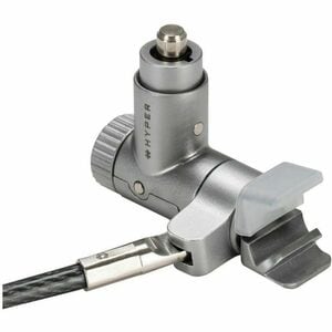 Targus HyperShield HS5910GL Cable Lock For Notebook - 198.12 cm (78") Cable - Portable - Keyed Lock - Silver - Galvanized 