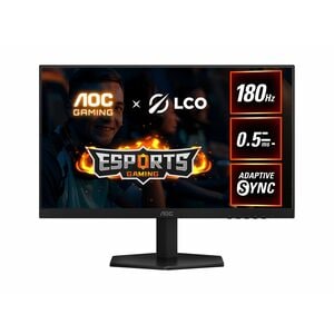 AOC 24G42E 24.0" (61.0 cm) Class Full HD Gaming LED Monitor - 16:9 - Black, Red - 23.8" (60.5 cm) Viewable - Fast IPS - WL