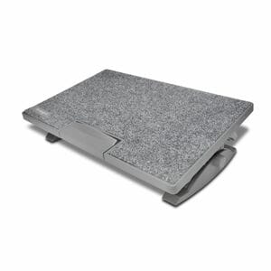 Kensington SmartFit SoleMate Pro Elite Footrest - 90 mm - 120 mm Adjustable Height - 18° Tilt - Fabric