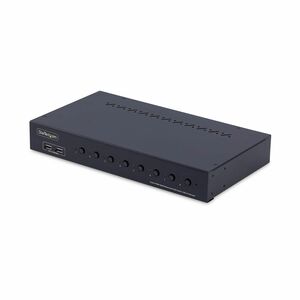 StarTech.com KVM-Switchbox - TAA-konform - 4K - 3840 x 2160 - 12 x USB - USB 2.0 - 9 x HDMI - 1U - Rackmount