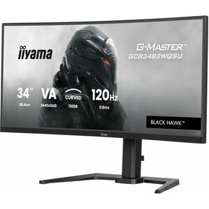 iiyama G-MASTER Black Hawk GCB3482WQSU-B1 34" Class UW-QHD Curved Screen Gaming LED Monitor - 21:9 - Black - 86.4 cm (34")
