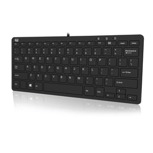 Adesso - Compact - 78 Key(s) - Internet, Multimedia, Email, Volume Down, Volume Up, Mute, Previous Track, Windows Key Hot 