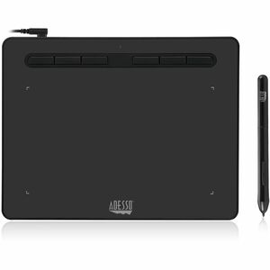 Adesso CyberTablet K8 Graphics Tablet - 5080 lpi - Cable - Black - 203.20 mm x 127 mm Active Area - 8192 Pressure Level - 