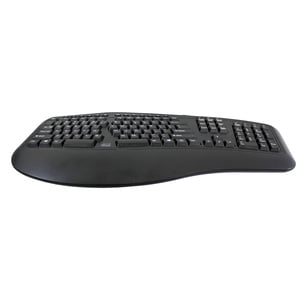 Adesso TruForm AKB-150UB Keyboard - Full-size - Cable Connectivity - USB Interface - English (US) - Membrane Keyswitch - 1
