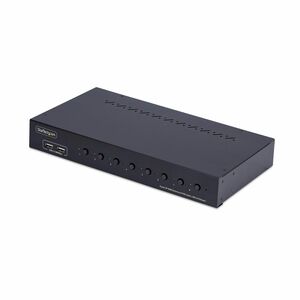 StarTech.com KVM Switchbox - TAA Compliant - 4K - 3840 x 2160 - 12 x USB - USB 2.0 - 9 x DisplayPort - 1U - Rack-mountable