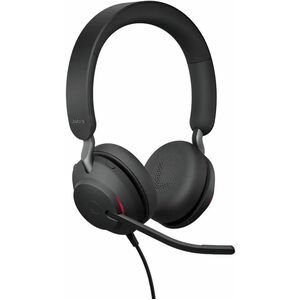 Jabra Evolve2 40 SE Wired Over-the-head, On-ear Stereo Headset - Binaural - Circumaural - 20 Hz to 20 kHz - MEMS Technolog