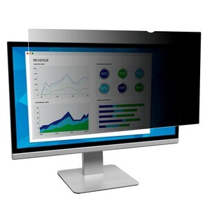 3M Anti-glare Privacy Screen Filter - Black, Matte - For 49.5 cm (19.5") Widescreen LCD Monitor - 16:10 - Blue Light Reduc