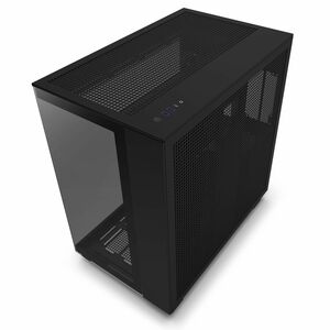 NZXT H9 Flow CM-H92FB-01 Computer Case - ATX Motherboard Supported - Mid-tower - Glass, Tempered Glass, Steel, Galvanized 