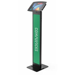 Compulocks Space BrandMe Suporte para tablet PC - Até 25,9 cm (10,2") Suporte de ecrã - Piso - Alumínio - Preto