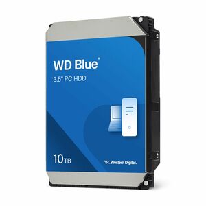 WD Blue 10 TB Desktop Hard Drive - 3.5" External - SATA (SATA/600) - 7200rpm