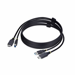 StarTech.com 1.83 m KVM Cable - 1 - Cable for KVM Switch - First End: 1x HDMI 2.0 Digital Audio/Video - Male, 1x 9-Pin USB