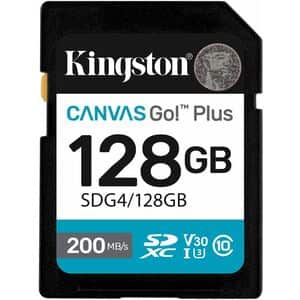 Kingston Canvas Go! Plus 128 GB SDXC - 200 MB/s Leitura