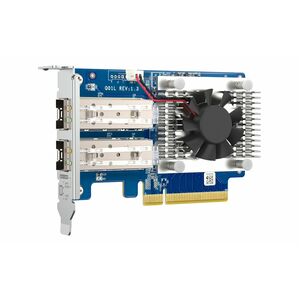 QNAP QXG-10G2SF-NXE Cartão Ethernet 10 GB para Dispositivo de armazenamento NAS, PC - 10GBase-X, 1000Base-X - SFP+ - Cartã