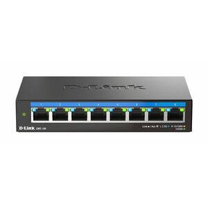 D-Link DMS-108 8 Ports Ethernet Switch - 2.5 Gigabit Ethernet - 2.5GBase-T - 2 Layer Supported - 8.59 W Power Consumption 