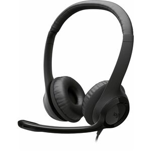 Logitech H390 Kabel Kopfbügel Stereo Headset - Schwarz - Binaural - Ohraufliegend - 20 Hz bis 20 kHz Frequenzgang - 190 cm