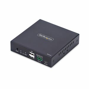 StarTech.com KVM Extender Receiver - Wired - 4K - 3840 x 2160 Maximum Video Resolution - 1 x Network (RJ-45) - 3 x USB - 1