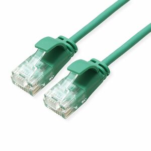 ROLINE GREEN 5 m Category 6a Network Cable - Cable for Network Device, Patch Panel - First End: 1 x RJ-45 Network - Male -