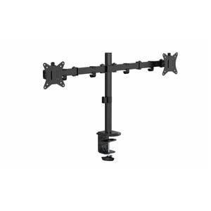 Origin Desk Mount for Monitor, Display - Black - Height Adjustable - 2 Display(s) Supported - 17" (43.18 cm) to 32" (81.28