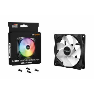 be quiet! Light Wings LX BL132 Kühllüfter - 1 x Fan(s) - 148,66m³/h Maximum Airflow - 1600 U/Min - Rillenlager - ARGB LED 
