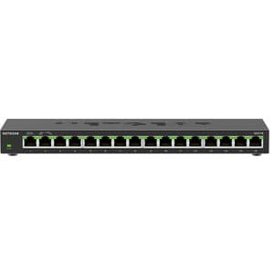 Netgear Business GS316v3 16 Anschlüsse Ethernet-Switch - Gigabit-Ethernet, Fast Ethernet - 10/100/1000Base-T - 2 Unterstüt