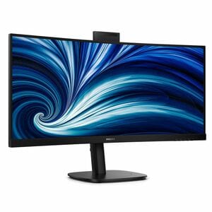 Philips B-Line 34B2U3600CH 34" Class Webcam UWQHD Curved Screen LED Monitor - 21:9 - Black - 34" Viewable - Vertical Align