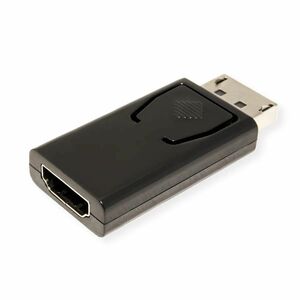 Value A/V Adapter - 1 - 1x Displayport Digital Audio/Video - Male - 1x HDMI Type A Digital Audio/Video - Female - 1920 x 1