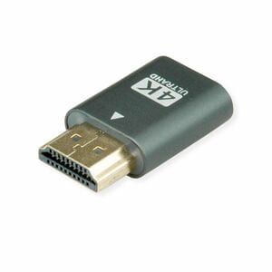 Value Video Emulator - Black - Functions: Video Emulation - 2160p - 3840 x 2160 - 4K - HDMI - Monitor