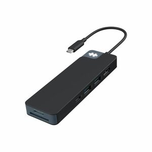 Hyper HyperDrive HD4102BKGL USB Type C Docking Station for Monitor, Notebook, Tablet PC, Hard Drive, Keyboard - Charging C