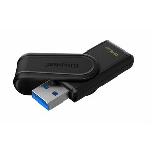 Kingston DataTraveler Exodia S 64 GB USB 3.2 (Gen 1) Flash-Laufwerk - Schwarz - 1