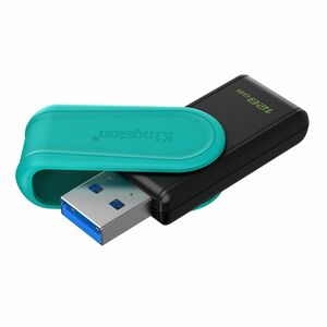 Kingston DataTraveler Exodia S 128 GB USB 3.2 (Gen 1) Flash Drive - Black, Turquoise - 1