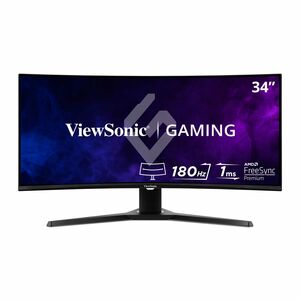 ViewSonic OMNI VX3418-2KPC 34" Class UWQHD Curved Screen LED Monitor - 21:9 - Black - 86.4 cm (34") Viewable - Multi-domai