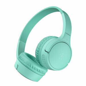 Belkin SOUNDFORM Mini Wired/Wireless On-ear, Over-the-head Stereo Headset - Mint - Binaural - Circumaural - Bluetooth - Mi