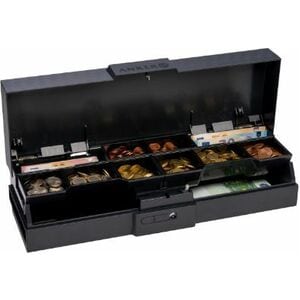 SCCNEO ANTHRACITE IDENTICAL LOC 8 COIN / 4 NOTE COMPARTMENTS W/