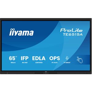 iiyama ProLite TE6515A-B1AG 1638,30 mm 4K UHD LCD Collaboration Display - Rockchip Cortex A72 + A53 RK3576 - 16 GB - DeepC