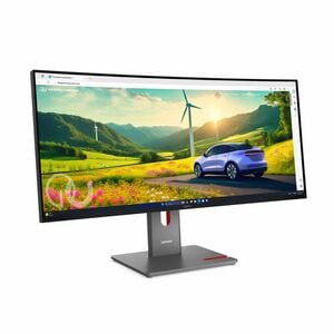 Lenovo ThinkVision P34WD-40 34" Class UWQHD Curved Screen LED Monitor - 21:9 - Eclipse Black - 86.4 cm (34") Viewable - In
