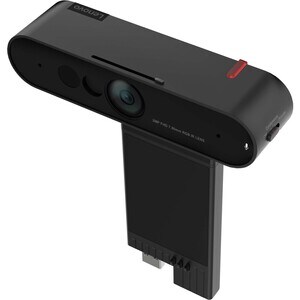 Lenovo ThinkVision MC60 Webcam - Black - USB 2.0 Type A - 1 Pack(s) - 1920 x 1080 Video - 95° Angle - Microphone - For Mon