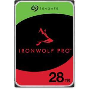 Seagate IronWolf Pro Festplatte - 3,5" Intern - 28 TB - SATA (SATA/600) - Conventional Magnetic Recording (CMR) Method - N