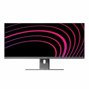 ALOGIC Edge 34in Ultrawide WQHD LCD Monitor with 90W PD Space Grey HDMI cable USB-C cable Power Adaptor