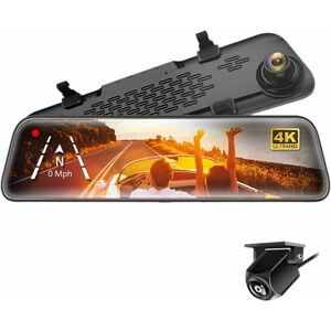 GekoGear Orbit D400 Rear View Vehicle Camera - 24.5 cm (9.7") Screen - 3840 x 2160 Video