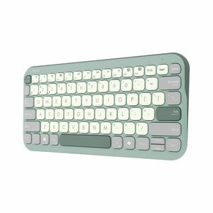 Asus Marshmallow KW100-GTL-CP Keyboard - Compact - Wireless Connectivity - Green Tea Latte - Scissors Keyswitch - Bluetoot