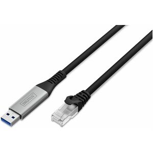 Digitus 3 m RJ-45/USB Netzwerkkabel - 1 Stück - Cable for Netzwerkgerät, Notebook, Peripheriegerät, Router, Desktop-PC, Wa