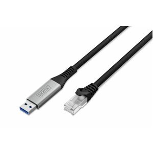 Digitus 10 m Kategorie 6a Netzwerkkabel - 1 Stück - Cable for Notebook, Peripheriegerät, Desktop-Computer, Router, Wandste